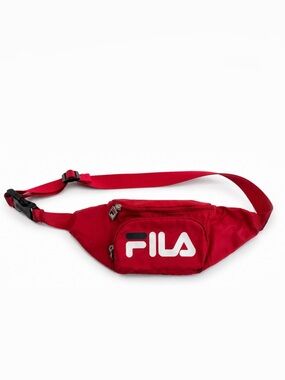 FILA Heritage Red Fanny Pack Belt Bag Waist Pack Adjustable Strap